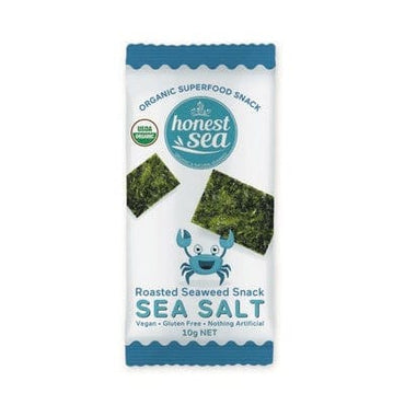Honest Sea Organic Seaweed Snacks Sea Salt 10g